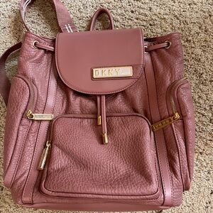DKNY Women's Mauve Backpack